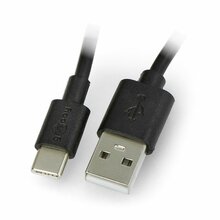 Kaabel USB-A/USB-C Goobay 369679, 10 cm, must