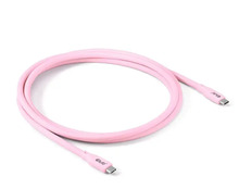 USB-C kaabel Club3D CAC-3002, 2 m, PD 240W, roosa