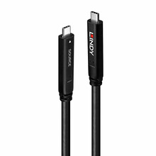 Kaabel USB-C Lindy 43393, USB 3.2 Gen 1 & DP 1.4, 8 m, must