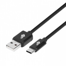 Kaabel USB-C TB, must, 3 m