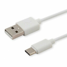 Kaabel USB-C/USB-A Savio CL-125, 1 m, valge