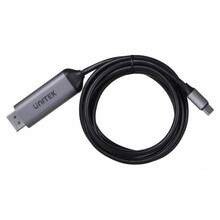 Adapter USB-C/DisplayPort Unitek V1423C, 1,8 m, must