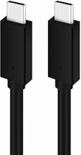 Kaabel USB-C Platinet PUCC5A1B, 1 m, must