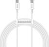 Kaabel USB-C Baseus CATYS-C02, 2 m, valge