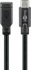 USB-C pikenduskaabel Goobay Extension Cable USB 3.1 Gen 1, 1 m, must