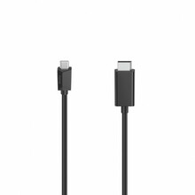 Kaabel USB-C/DisplayPort Hama, 1,5 m, must