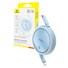 USB-C/Lightning kaabel Baseus Free2Pull, 1 m, sinine