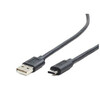 Kaabel USB-A/USB-C Gembird CCP-USB2-AMCM-6, 1,8 m, must