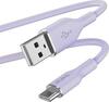 Kaabel USB-A/USB-C Puro ICON, 1,5 m, lilla