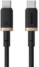 USB-C kaabel Baseus Dura, 100 W, 2 m, must/kuldne