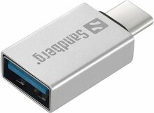 Kaabel USB-C/USB-A Sandberg 136-24, hall