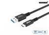 Kaabel USB-C/USB-A MicroConnect USB3.2AC4, 4 m, must