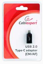 Adapter Gembird A-USB2-CMAF-01, USB 2.0 Type-C to Type-A, must