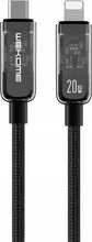 Kaabel USB-C/Lightning Wekome WDC-181, 1,2 m, must
