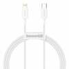 Kaabel USB-C/Lightning Baseus CATLYS-A02, 1 m, valge