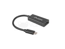 Adapter USB-C/DisplayPort Lanberg AD-UC-DP-01, 0.15 m, must