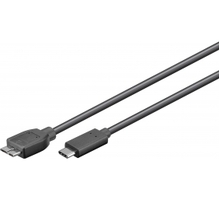 USB-C/micro-B kaabel Goobay 67995, 0,6 m, akaatsia