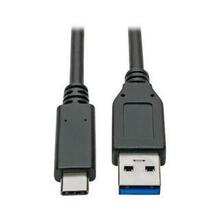 Kaabel USB-C/USB-A PremiumCord, 1 m, must