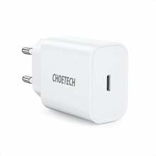 Toiteadapter USB-C Choetech Q5004, 20 W, valge