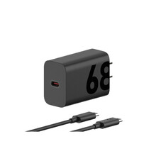 Laadija Motorola TurboPower 68W, USB-C kaabliga, 1 m, must