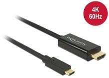 Kaabel USB-C/HDMI Delock 85291, 2 m, must