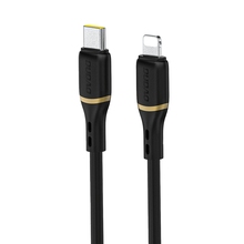 Kaabel USB-C/Lightning Dudao L25X, 1 m, 30 W, must