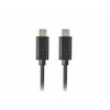 Kaabel USB-C Lanberg CA-CMCM-10CU-0010-BK, 1 m, must