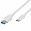 Kaabel USB-C/USB-A Vivanco 45273, 1 m, valge