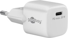 Laadija USB-C Goobay, 20 W, valge