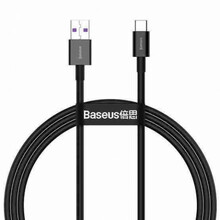 Kaabel USB-A/USB-C Baseus CATYS-01, 1 m, must