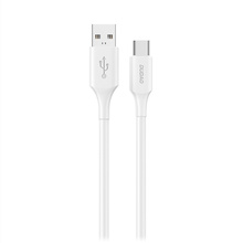 Kaabel USB-A/USB-C Dudao L2sT, 6A, 1.2 m, valge