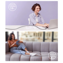 Kaabel USB-C/Lightning Joyroom Multi-Color Series A14, 20W, 1,2 m, must
