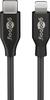 Kaabel Lightning/USB-C Goobay 39445, 1 m, must