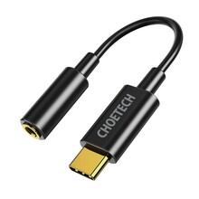 Adapter USB-C/3.5mm Choetech AUX003, must