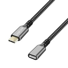 Kaabel LogiLink USB 3.2 Gen2 Type-C to USB-C/F, PD, 1m