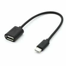 Kaabel USB-A/USB-C TB AKTBXKU4PAC015B, 0,15 m, must