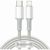 Kaabel USB-C/Lightning Baseus CATLGD-A02, 2 m, valge