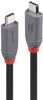 USB4 kaabel Lindy 36956, 0.8 m, anthra