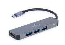 Adapter USB-C Gembird A-CM-COMBO2-01, 0.09 m, hall