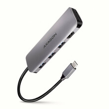 USB-C jaotur Axagon HMC-HCR3A, HDMI, 3x USB-A, USB-C 20 cm