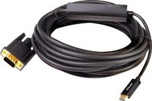 Kaabel USB-C - VGA Club 3D CAC-1512, 5 m, must