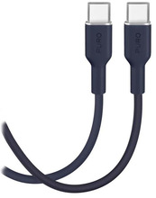 Kaabel USB-C Puro ICON, 1,5 m, tumesinine