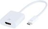 Adapter USB-C/HDMI Vivanco, 0.15 m, valge