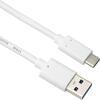 Kaabel USB-A/USB-C PremiumCord ku31ck1w, 1 m, valge