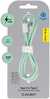 Kaabel USB-C Blavec Candy CCA-CC3GN30, PD 60W 3A, 3 m, roheline