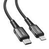 Kaabel USB-C/Lightning Acefast C1-01, 1,2 m, must