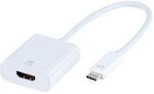 Adapter USB-C/HDMI Vivanco, 0.15 m, valge