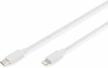 Kaabel USB-C/Lightning Digitus DB-600109-020-W, 2 m, valge