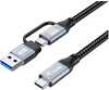 Kaabel USB-A/USB-C Equip 128432, 2 m, must
