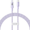 Kaabel USB-C/iP Baseus Gem, 1 m, lilla